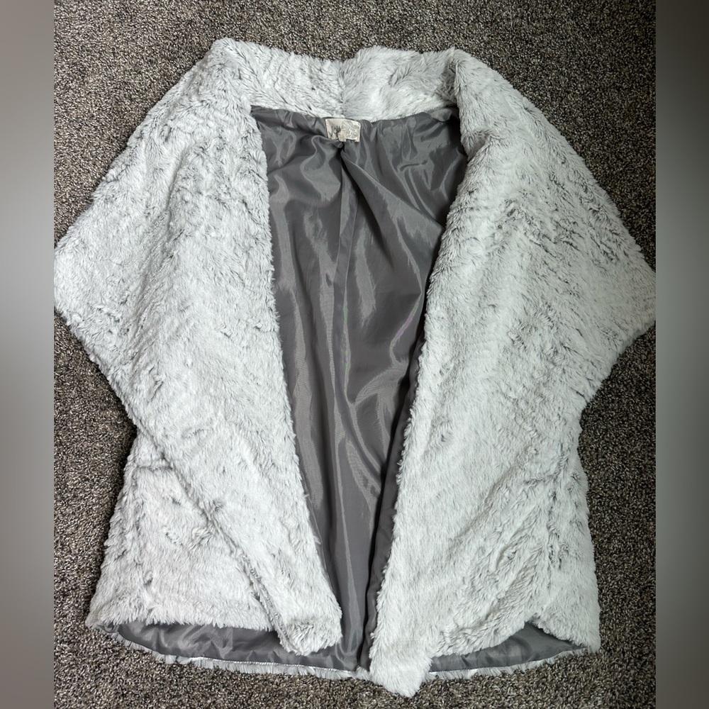 Faux fur lined vest